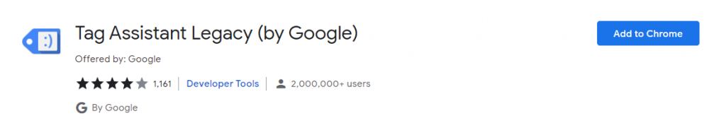 extension Chrome Tag Assistant